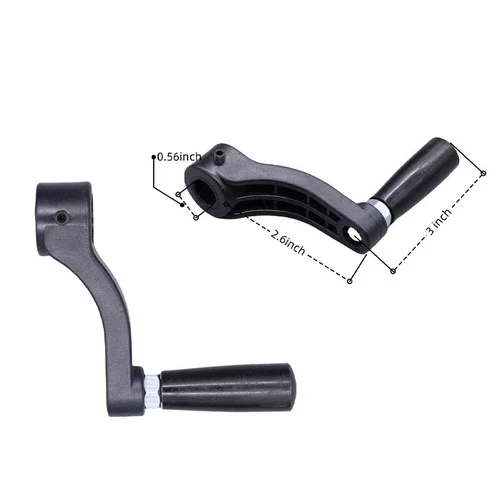 1Pcs Drill Press Table Elevation Crank Handle Drill Press Rotation 14.5Mm,Usa