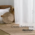 thumbnail image 2 of Deconovo White Sheer Curtains 72 inch Length Grommet Voile Drape Curtains for Living Room 2 Panels 52x72 inch, 2 of 6