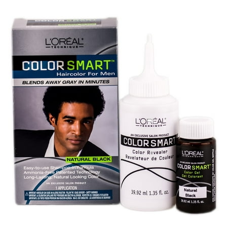 L'Oreal Technique Color Smart Haircolor For Men - Color : Natural (Best Toner For White Hair)