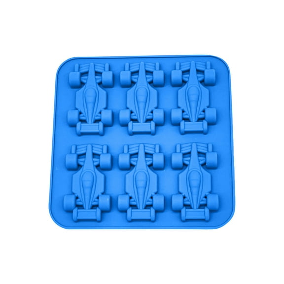 Racing Car Ice Molds, Silicone Ice Trays for Cocktails & Whiskey, Race Car Shaped Ice Cubes for Cool Drinks, Novelty Party Drink Molds for Holiday & Events