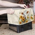 thumbnail image 2 of Yuyamidu Cow Toaster Cover 4 Slice Wide Slot Sunflower Daisy Bread Maker Dust Cover Spill-Proof Kitchen Broiler Appliance Organizer Holder, Microwave Oven Cover, 2 of 7