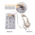 thumbnail image 6 of Copper Wire Light Decoration Indoor Outdoor String Light Fairy Lights Wreath Garland Spruce Trees Christmas Bedroom Garden Patios Wedding Dancing Light 16.4ft Steady On Battery Operated - Multi Color, 6 of 6