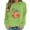 VKOYWKM-ZQR1-Green, variant on VKOYWKM Womens Sweatshirts Halloween Spooky Season Sweatshirt Oversized Pumpkin Print Pullover Top Long Sleeve Crewneck Sweatshirt