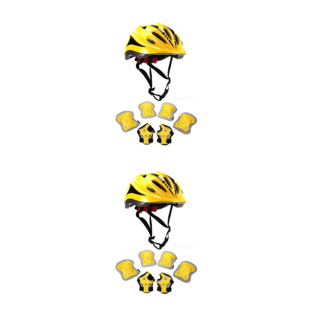 Inteprter 1 juego de casco de rodillo para niños, rodillera ajustable, rodillera, patinaje Type9 NO9