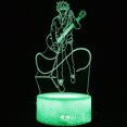 thumbnail image 1 of Lámpara decorativa de anime Night Light Given, ilusión 3D con 7 colores, 1 of 1