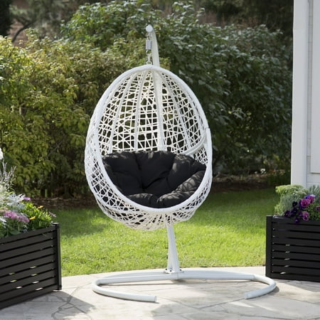 Island Bay Resin Wicker Blanca Hanging Egg Chair With Cushion Color Island Bay Resin Wicker Blanca Hanging Egg Chair With Cushion Color Option And Stand