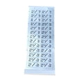thumbnail image 3 of jinwen Weight Stack Labels Decals for Workout Strength Training Resistance Trainers 6kg Silver, 3 of 9