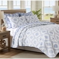 thumbnail image 2 of Greenland Home Fashions Laguna Reversible Matelasse Coverlet Set, 3-Piece Full/Queen, Adult, 2 of 7