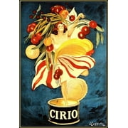 Cirio Foods Vintage Italian Advertising Large Metal Tin Sign Poster Wall Plaque Aluminum Metal Sign 8X12 Inches