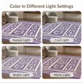 thumbnail image 7 of ODIKA 8'x10' Washable Area Rug Non-Slip Chair-Friendly Mat Greece Greek Key Meander Stripe Interlocking Bands Border Maze for Dining Room, Large Office, Lounge, 7 of 7
