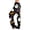 Black, variant on Womens Pajama Pants Halloween Cute Ghost Print Drawstring Stretch Elastic Waist Pjs Sleep Bottoms