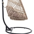 thumbnail image 2 of HomeRoots 392016 76.8 x 41.7 x 44.1 in. Rope Weave Beige Hanging Chair, 2 of 7