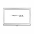 thumbnail image 1 of Quote I Major In Arts Business Card Holder Case Pocket Box Wallet, 1 of 3