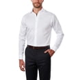 thumbnail image 1 of Camisa Calvin Klein, corte regular, antihierro, en espiga, blanca, 1 of 5