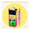 thumbnail image 4 of Portable Professional Nail Drill 35000 RPM Rechargeable Drill Set Gel Polish Remover Milling Cutter Wireless Manicure Machine ,Quality Torque, 4 of 5