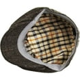 thumbnail image 6 of Herringbone Applejack Wool Blend Newsboy Gatsby Ivy Hat Golf Driver Ascot, 6 of 6