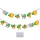 thumbnail image 1 of Cartoon Animal Pull Flag For Kids Baby Shower Birthday Party Decoration, 1 of 5