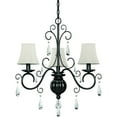 thumbnail image 2 of Volume Lighting Ava 3-Light Indoor Foundry Bronze Hanging Chandelier, 2 of 2
