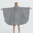 thumbnail image 4 of MIASHUI Poncho de Pluie Imperméable avec Capuchon et Fermeture Éclair Imperméable pour Adultes, Blanc, Taille Unique, 4 of 8