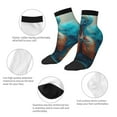 thumbnail image 3 of Uemuo Surreal Body Art Printed Crew Socks, Moisture-Wicking Socks, Athletic Socks for Men Breathable Cushion Socks Casual Sport Socks for Running Traveling, 3 of 6