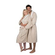 His and Hers Gabardine Bathrobes | Luxury Couples Robes Set | Includes a Gift Box