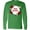 Kelly Green, variant on Inktastic Feliz Navidad Poinsettia Long Sleeve T-Shirt