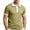 09# Army Green, variant on Polo Shirts for Men Solid Collared Short Sleeve Golf Shirts Classic 3 Buttons Shirts Khaki XL