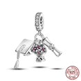 thumbnail image 1 of Ajuste Pandora 925 pulsera Original camaleón luminoso luciérnaga mariposa plata encantos cuentas para DIY joyería de Navidad fabricación de regalos Dengxun unisex, 1 of 2