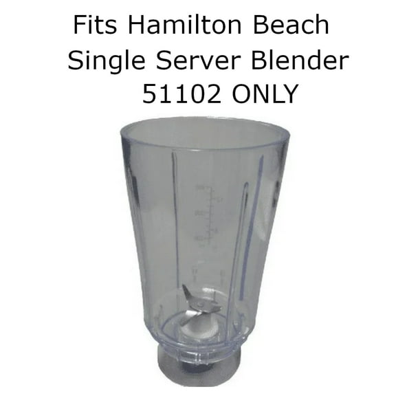 Hamilton Beach 51102 Single Serve Blender Jar Genuine Blender Part