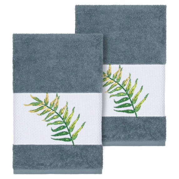 Linum Home Textiles Zoe Embellished Turkish Cotton Hand Towel