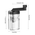 thumbnail image 2 of Xuewenshw Manual Coffee Grinder – Easy Cleaning Hand Crank Grinder | Superior Coffee Grinding Implement Ergonomic Design With Numerical Precision For Grinding Coffee Grounds Ceramic Bakeware with Lid, 2 of 8