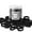 B-black, variant on Baby Hair Ties Seamless Cotton Multicolor Hair Ties for Girls/Kids  (100 Pcs)