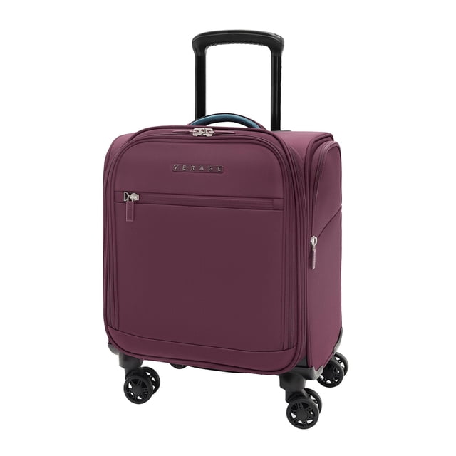Verage Underseat Carry On Luggage with Wheels & USB Port,14 inch Wheeled Spinner Bag Carry-on Luggages for Airlines, Lightweight Suitcase Men Women, Pilots and Crew (14.5-Inch Plus Underseat Pro)