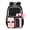 A001- Black, variant on School Bookbag Accents Lightweight Backpack for Travel Casual Daypack for Young 1 Pack