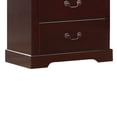 thumbnail image 4 of Benjara BM219809 Transitional Style 2 Drawer Wooden Nightstand with Sled Base, Brown, 4 of 5