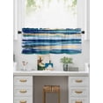 thumbnail image 5 of Valances for Windows Abstract Modern Rod Pocket Cafe Window Treatments Valance Curtains for Kitchen Bathroom Laundry Basement Windows 42"x12", 5 of 9