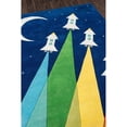 thumbnail image 4 of Momeni Rocket Polyester Hand Tufted Navy Area Rug 5' X 5' Round, 4 of 5