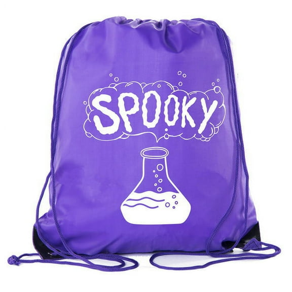 Halloween Drawstring Bag | Halloween Trick or Treat Bag for Candy, Parties and more!