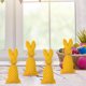 thumbnail image 4 of Xihbxyly Adornos Colgantes de Conejito de Pascua, de Tela de Algodón Suave, con Un Bonito Diseño de Cuadros y Rayas, Ideales para Mesa o Jardín, para Fiestas, Juego de 4, 18 X 8 Cm Cada Uno., 4 of 6