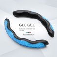 thumbnail image 5 of Funda de volante universal a presión con gel antifrío para verano Cubierta protectora de dos lados a presión Azul, 5 of 5