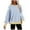 White, variant on RYRJJ Womens Oversized Reverse Seam Sweatshirt Casual Long Sleeve Crewneck Lightweight Pullover Tops Loose Classic Striped Sweatshirts(Brown,XL)