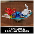 thumbnail image 3 of Bakugan Starter 3-Pack, Special Attack Spidra, Dragonoid, Titanium Bruiser, Customizable Spinning Action Figures and Trading Cards, Kids Toys for Boys and Girls 6 and up, 3 of 8