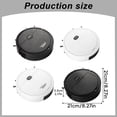 thumbnail image 3 of Robot Vacuum for Home, Compact Automatic Floor Cleaner with Powerful Suction, Low Noise Operation, Cleans Pet Hair, Dust & Crumbs on Hardwood, Tile and Low-Pile Rugs, 3 of 9