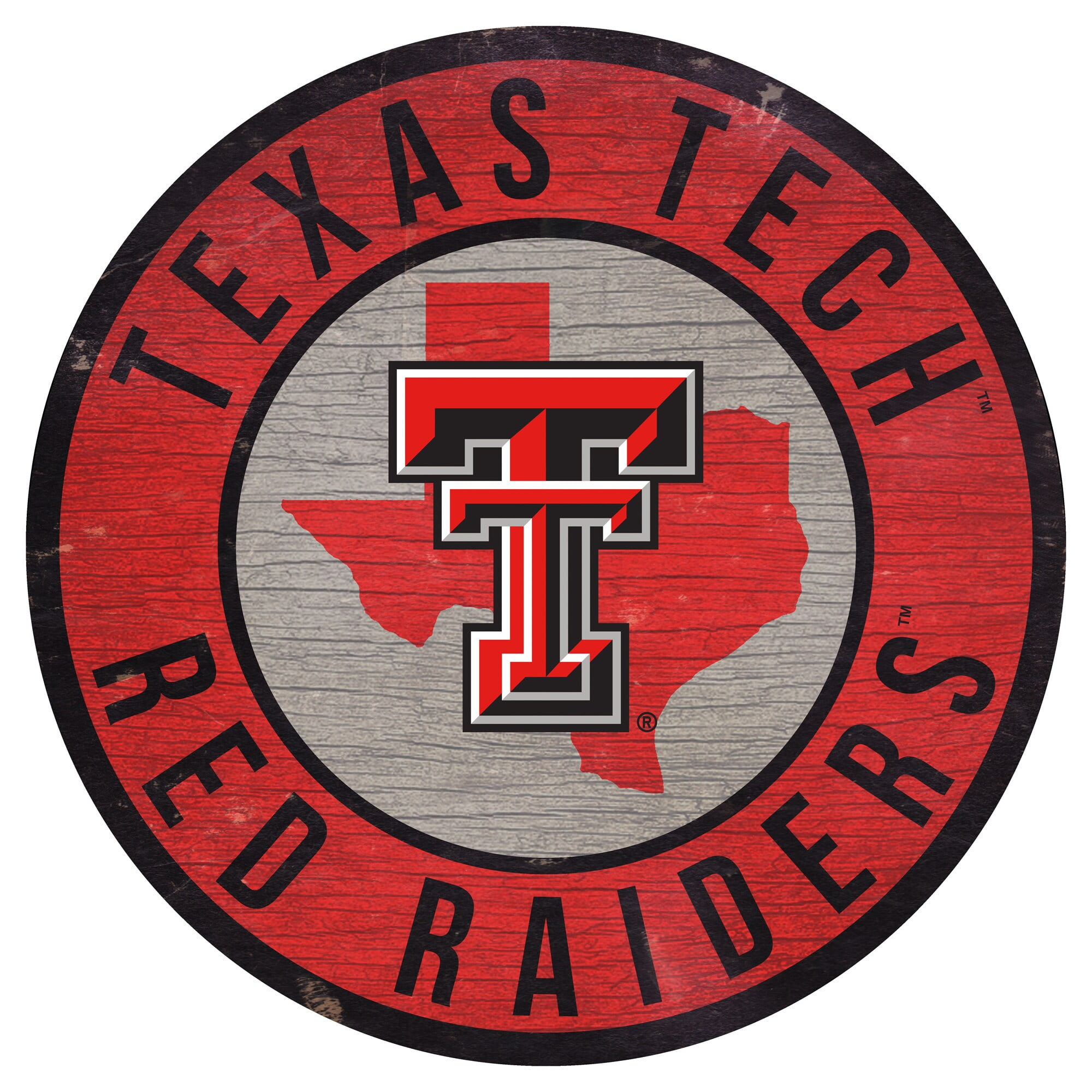 TEXAS TECH RED RAIDERS **MINI** Football Helmet Nameplate "RED RAIDERS" Sticker 
