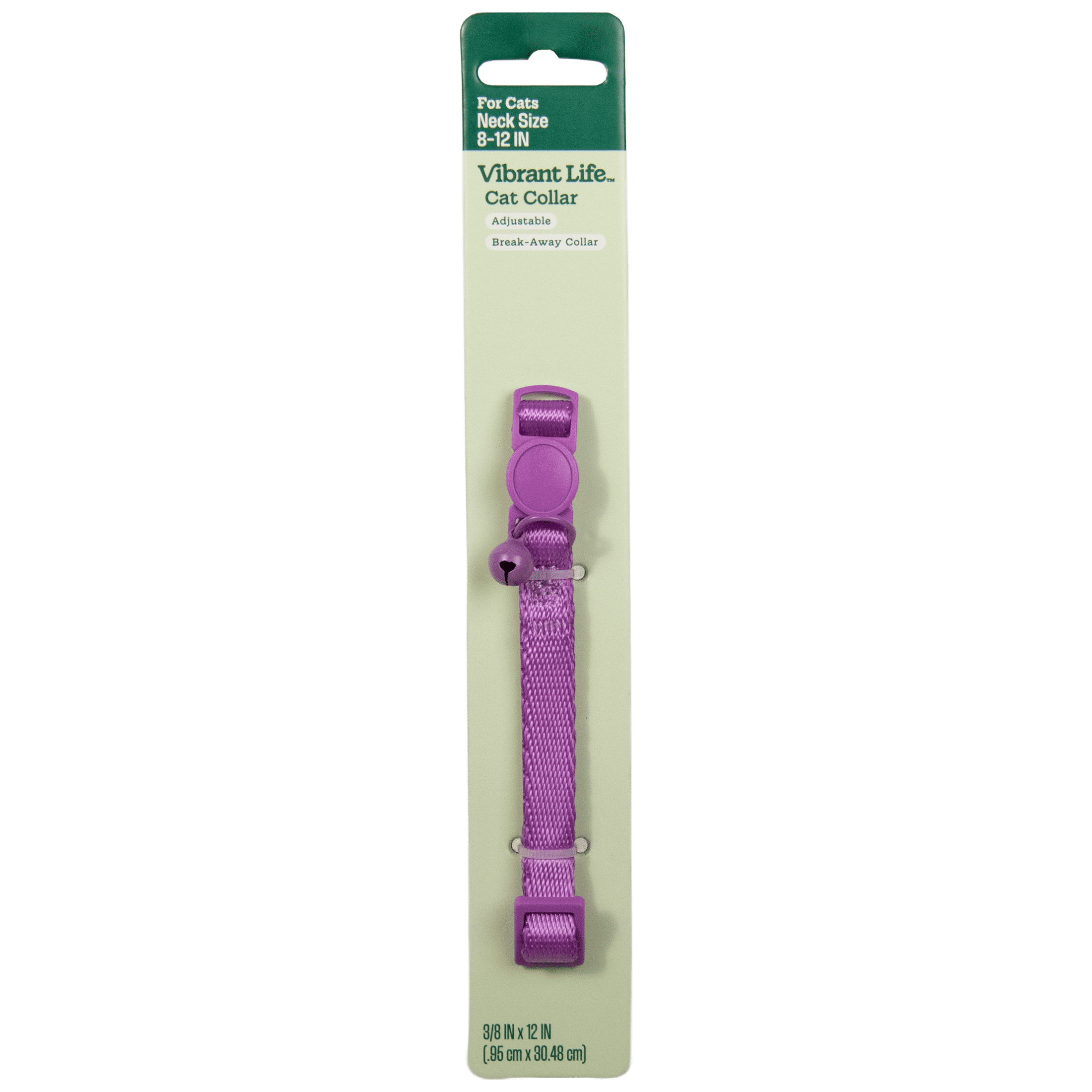 Vibrant Life Break-Away Adjustable Cat Collar, Lilac