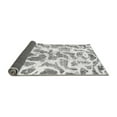 thumbnail image 2 of Ahgly Company Indoor Round Abstract Gray Modern Area Rugs, 5' Round, 2 of 4