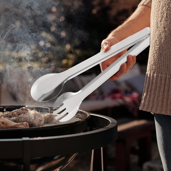 ADDHAT 1 Set BBQ Utensil Set Wood Compact Durable Outdoor Cooking Tools for Men 12.58X2.36X1.97in