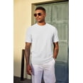 thumbnail image 2 of COOFANDY Men' T-Shirt Short Sleeve Crew Neck Textured Shirts Classic Knit Pullover Tees, 2 of 6