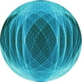 thumbnail image 1 of Ahgly Company Machine Washable Indoor Round Transitional Dark Cyan Green Area Rugs, 7' Round, 1 of 7
