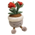 thumbnail image 2 of Cute Cartoon Potted Plant Ornament Plush Doll - Ideal Girl's Gift & Desktop Decor, Cute Room Accent, Special Birthday Surprise for Kids, Boys & Girls, 2 of 7